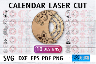 Calendar Laser Cut SVG | Home SVG Design | CNC files