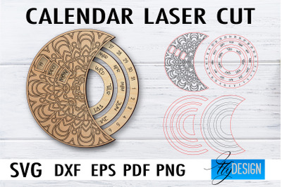 Calendar Laser Cut SVG | Home SVG Design | CNC files