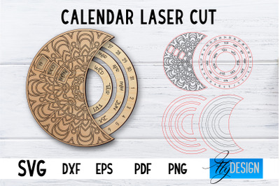 Calendar Laser Cut SVG | Home SVG Design | CNC files