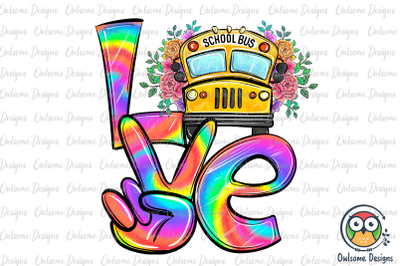 Bus Driver LOVE PNG Sublimation