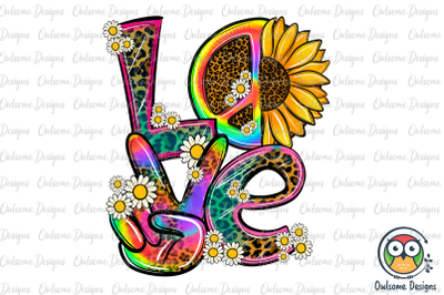 Hippie LOVE PNG Sublimation Designs