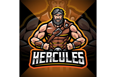 Hercules esport mascot logo design