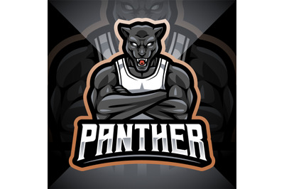 Panther sport mascot logo design