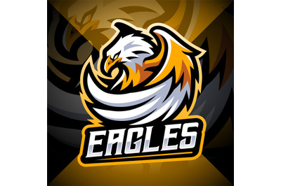 Eagles esport mascot logo design