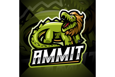 Ammit esport mascot logo design