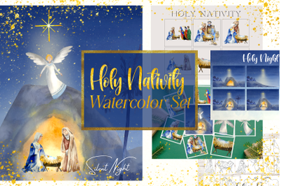 Holy Nativity - Watercolor Set