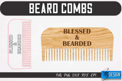 Beard Combs SVG | Beard Laser Cut SVG |