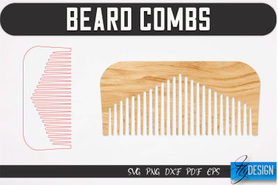 Beard Combs SVG | Beard Laser Cut SVG | CNC files