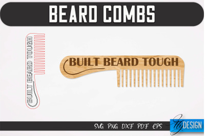 Beard Combs SVG | Beard Laser Cut SVG | CNC files