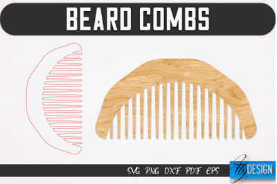 Beard Combs SVG | Beard Laser Cut SVG | CNC files