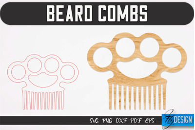 Beard Combs SVG | Beard Laser Cut SVG | CNC files