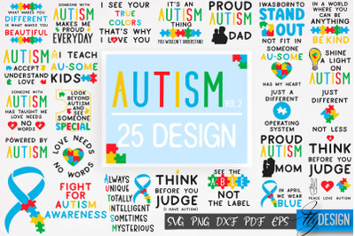 Autism SVG | Autism Quotes SVG | Autism Awareness v.2