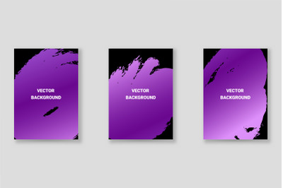 Bright abstract grunge splatter brochure or cover vector