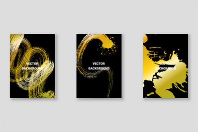 Bright abstract grunge splatter brochure or cover vector