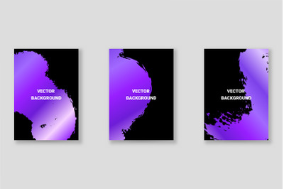 Bright abstract grunge splatter brochure or cover vector