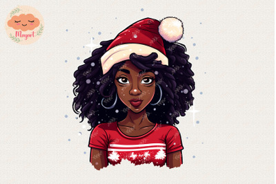 Beautiful Black Girl Christmas 3