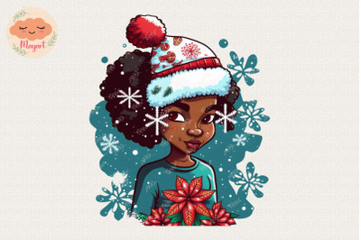 Beautiful Black Girl Christmas 4