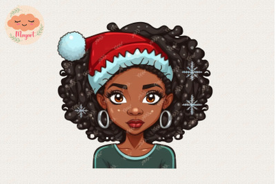 Beautiful Black Girl Christmas 5