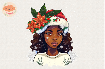 Beautiful Black Girl Christmas 6