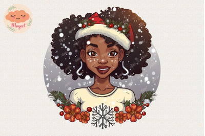 Beautiful Black Girl Christmas 8