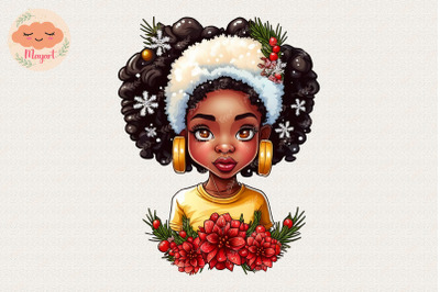 Beautiful Black Girl Christmas 9