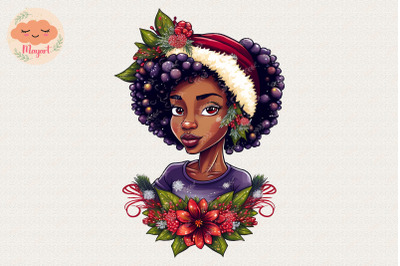 Beautiful Black Girl Christmas 10