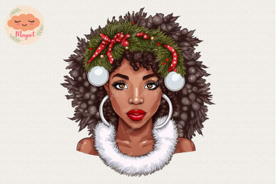 Beautiful Black Girl Christmas 11