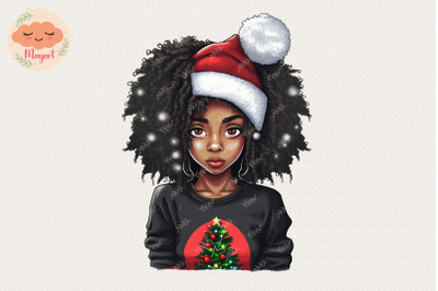 Beautiful Black Girl Christmas 16