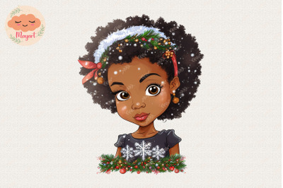 Beautiful Black Girl Christmas 17