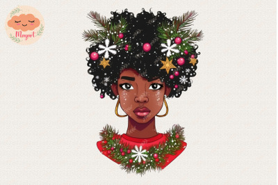 Beautiful Black Girl Christmas 18