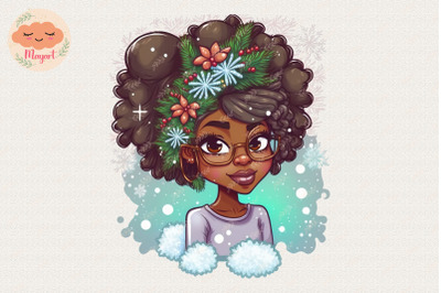 Beautiful Black Girl Christmas 20