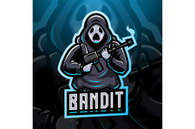 Bandit esport mascot logo design