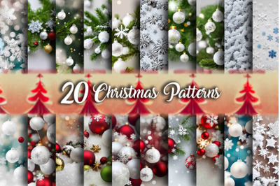Christmas Patterns &amp; Backgrounds Bundle