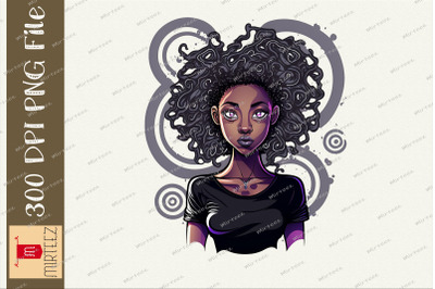 Sparkling Black Girl Design BLM 7