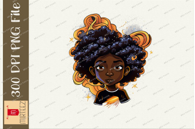 Sparkling Black Girl Design BLM 9