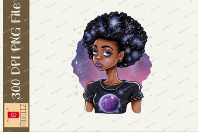 Sparkling Black Girl Design BLM 10