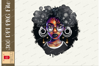 Sparkling Black Girl Design BLM 11