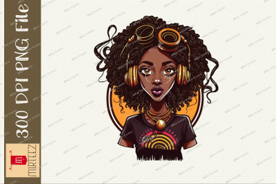 Sparkling Black Girl Design BLM 16