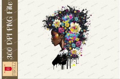 Sparkling Black Girl Design BLM 19