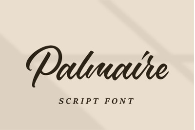 Palmaire Script Font&nbsp;