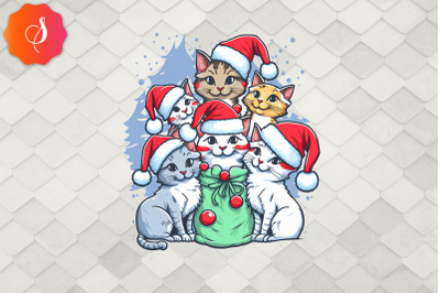 Merry Christmas Cat Squad Meowy