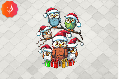 Merry Christmas Owl Squad