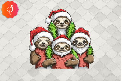 Merry Christmas Sloth Squad