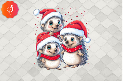 Merry Christmas Hedgehog Squad