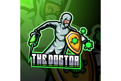 The doctor esport mascot logo