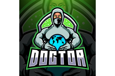 The doctor esport mascot logo