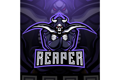 Reaper esport mascot logo design