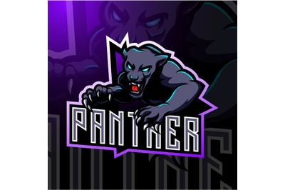 Panther esport mascot logo design