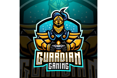 Guardian gaming esports mascot logo design