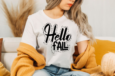 hello fall svg